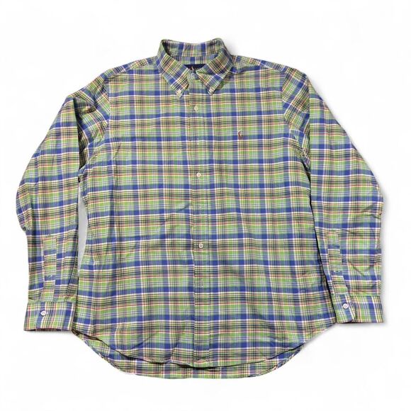 Ralph Lauren Other - Ralph Lauren Plaid Button-Down Shirt Men’s XL Green/Blue Multicolor